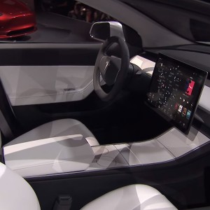 Photo intérieur Tesla Model 3 (2017)
