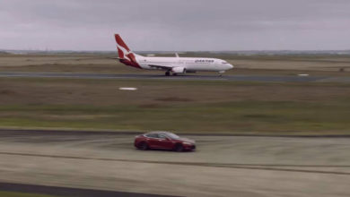 Photo of Vidéo : Tesla Model S P90D vs Boeing Qantas