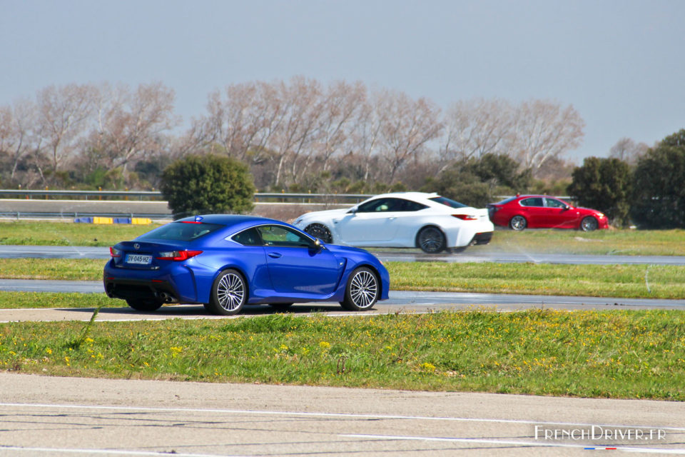 Photo essai Lexus GS F et RC F sur circuit (2016)