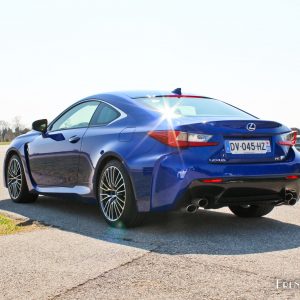 Photo essai Lexus RC F sur circuit (2016)