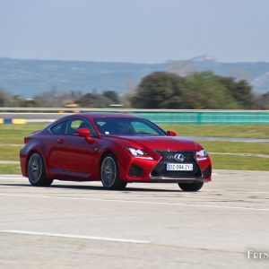 Photo essai Lexus RC F sur circuit (2016)