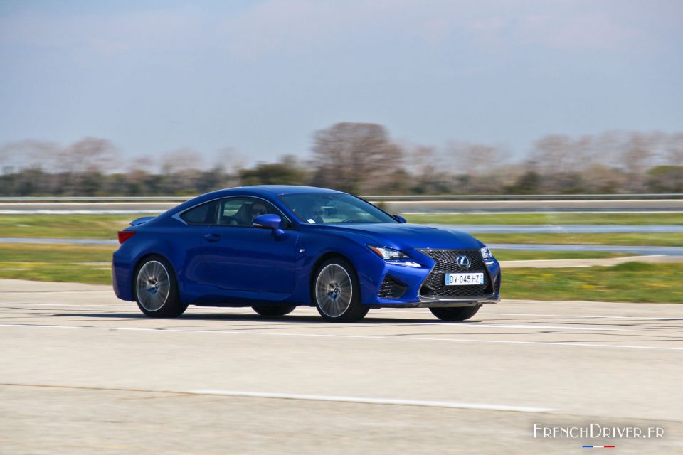 Photo essai Lexus RC F sur circuit (2016)