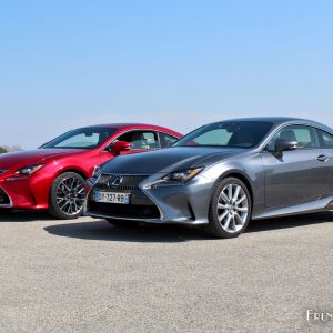 Photo essai Lexus RC 300h et RC 200t (2016)