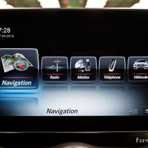 Photo menu écran Mercedes Classe C Coupé (2016)