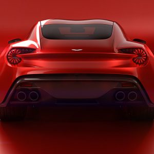 Photo face arrière Aston Martin Vanquish Zagato Concept (2016)