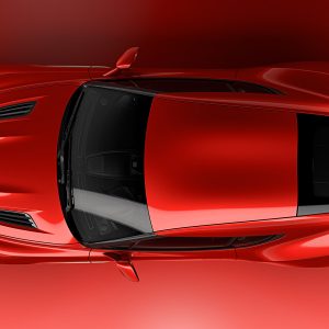 Photo vue aérienne Aston Martin Vanquish Zagato Concept (2016)