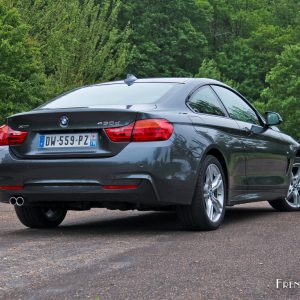Photo 3/4 arrière BMW 430d Coupé – Série 4 (2016)