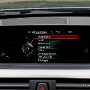 Photo menu écran central BMW 430d Coupé – Série 4 (2016)