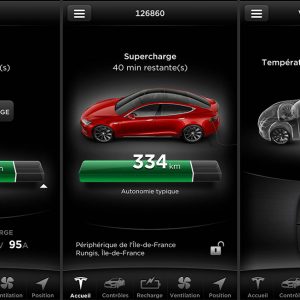 Photo application iPhone Tesla Model S P90D (2016)