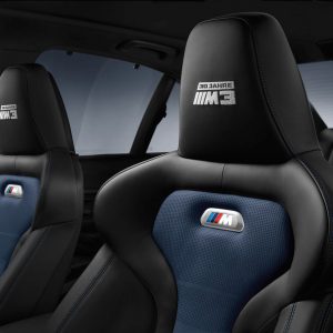 Photo siège baquet bleu BMW M3 édition « 30 jahre M3 » (2016
