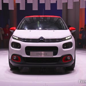 Photo face avant nouvelle Citroën C3 III (2016)