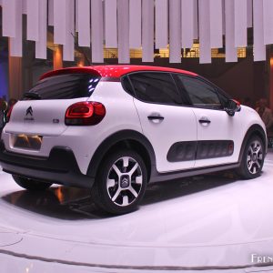 Photo 3/4 arrière nouvelle Citroën C3 III (2016)