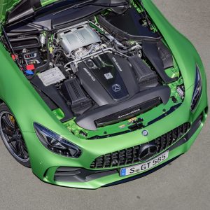 Photo moteur 4.0 V8 biturbo 585 ch Mercedes-AMG GT R (2016)