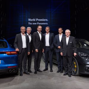Photo présentation nouvelle Porsche Panamera (2016)