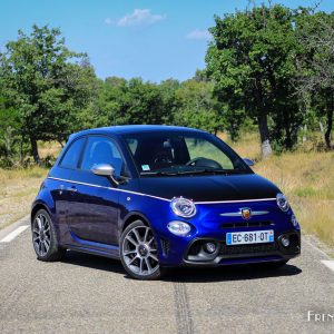 Photo essai route Abarth 595 Turismo restylée (2016)