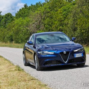 Photo essai sur route Alfa Romeo Giulia (2016)