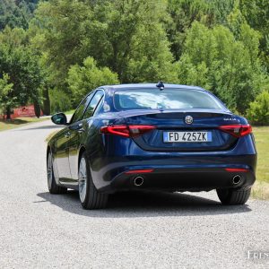 Photo essai sur route Alfa Romeo Giulia (2016)