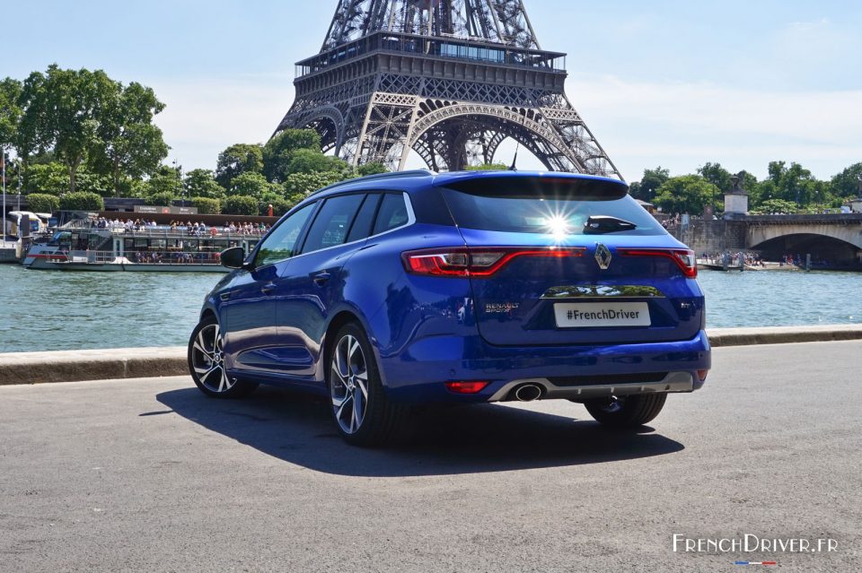 Photo 3/4 arrière Renault Mégane Estate GT (2016)