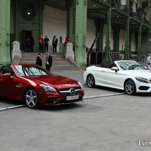 Photo Mercedes SLC et Classe C Cabrio – Exposition Mercedes Gran