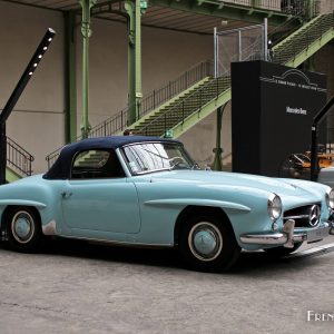 Photo Mercedes 190 SL – Exposition Mercedes Grand Palais Paris (