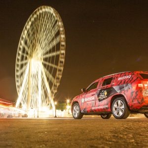 Photo Skoda Kodiaq – Place de la Concorde Paris – Tour de France