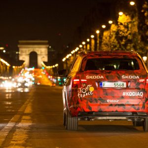 Photo Skoda Kodiaq – Champs Elysées Paris – Tour de France 2016