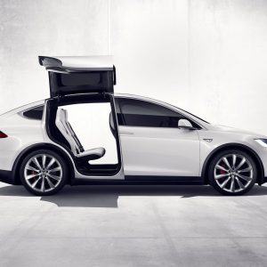 Photo profil portes ouvertes Tesla Model X 60D (2016)
