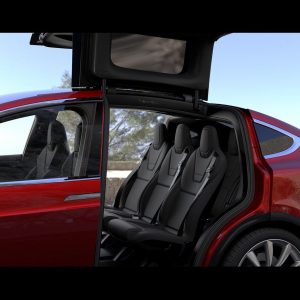 Photo 3 sièges arrière Tesla Model X 60D (2016)