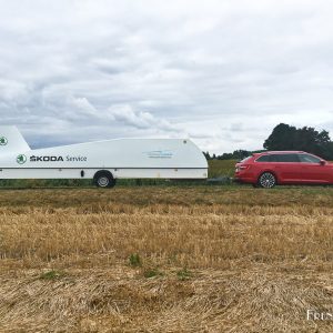 Photo essai Skoda Superb Combi et remorque (2016)