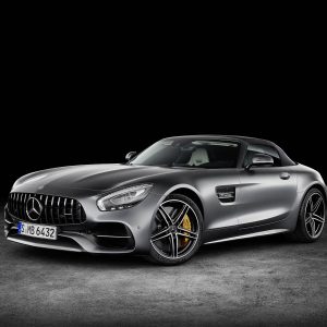 Photo 3/4 avant capote fermée Mercedes-AMG GT C Roadster (2016)