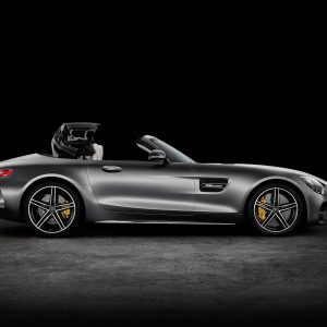 Photo profil capote déployée Mercedes-AMG GT C Roadster (2016)