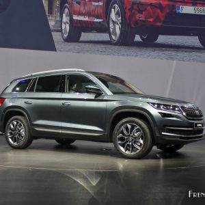 Photo 3/4 avant statique Škoda Kodiaq – Présentation à Berlin