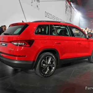 Photo 3/4 arrière Škoda Kodiaq – Présentation à Berlin (2016