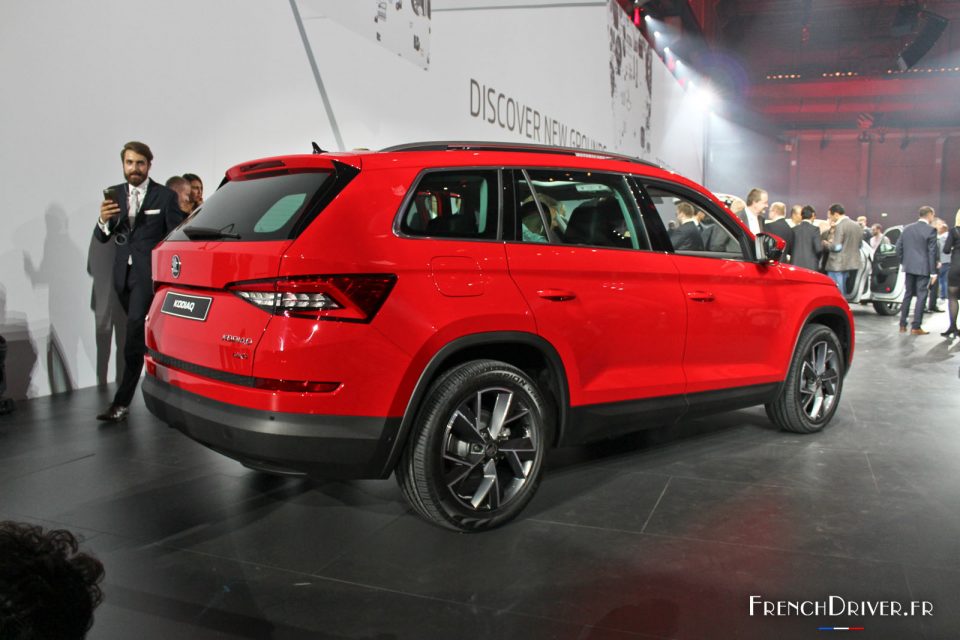 Photo 3/4 arrière Škoda Kodiaq - Présentation à Berlin (2016