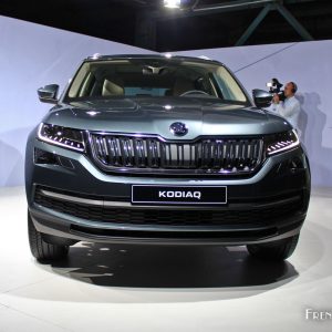 Photo face avant Škoda Kodiaq – Présentation à Berlin (2016)