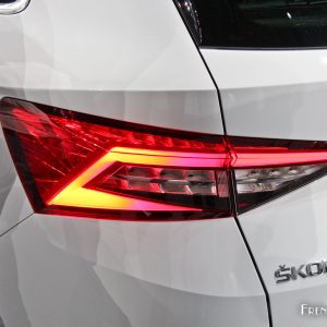Photo feu arrière LED Škoda Kodiaq – Présentation à Berlin (