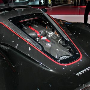 Photo moteur Ferrari LaFerrari Aperta – Mondial Auto Paris 2016