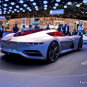 Photo 3/4 arrière Renault Trezor Concept – Mondial Auto Paris 2