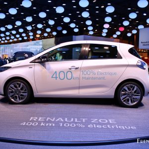Photo profil Renault Zoé Z.E. 40 – Mondial Auto Paris 2016