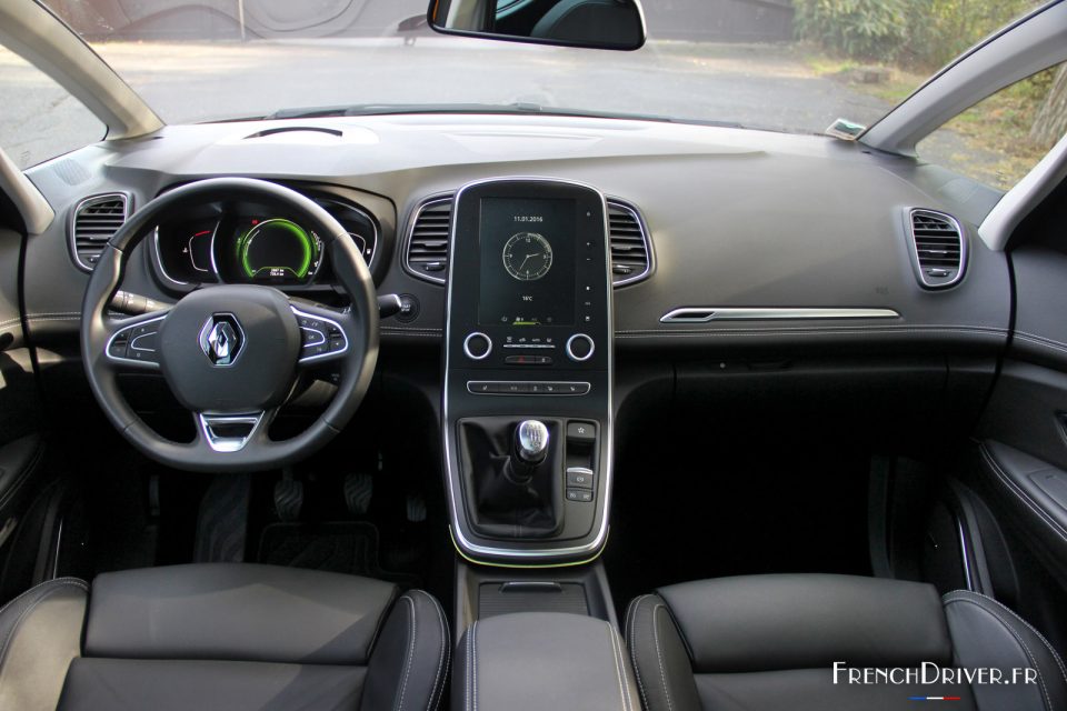 Photo intérieur cuir Renault Scénic IV (2016)