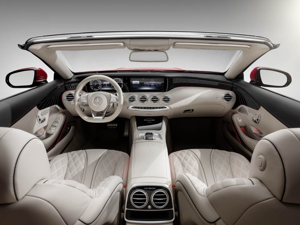 Photo intérieur cuir Mercedes-Maybach S650 Cabriolet (2016)