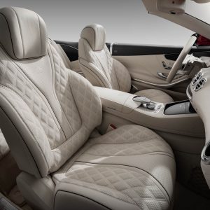 Photo sièges cuir Mercedes-Maybach S650 Cabriolet (2016)
