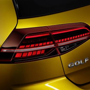 Photo feu arrière LED Volkswagen Golf VII restylée (2017)