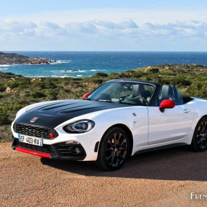 Photo Blanc Turini Abarth 124 Spider (2016)