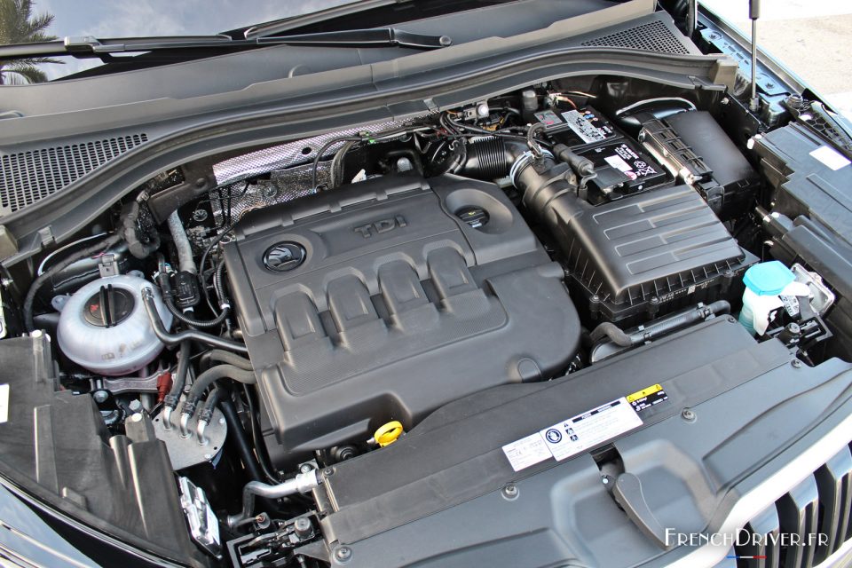 Photo moteur diesel 2.0 TDI 150 Skoda Kodiaq SUV (2016)