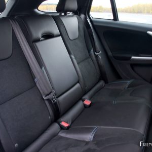 Photo banquette arrière Volvo S60 et V60 Polestar (2016)