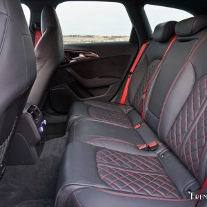 Photo banquette arrière cuir Audi A6 Avant Competition (2016)