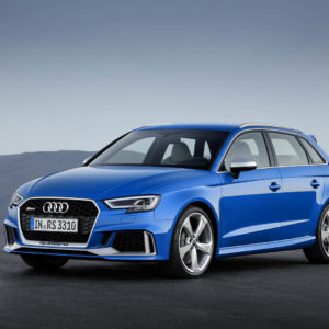 Photo officielle Audi RS 3 Sportback restylée (2017)