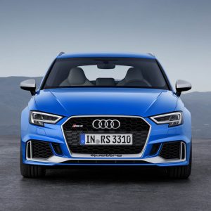 Photo face avant Audi RS 3 Sportback restylée (2017)