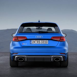 Photo face arrière Audi RS 3 Sportback restylée (2017)